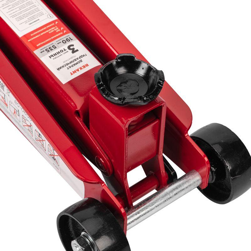  Домкрат гидравлический подкатной 3т с высоким подъемом. SUV Rexant 80-0606 фото в каталоге от BTSprom.by