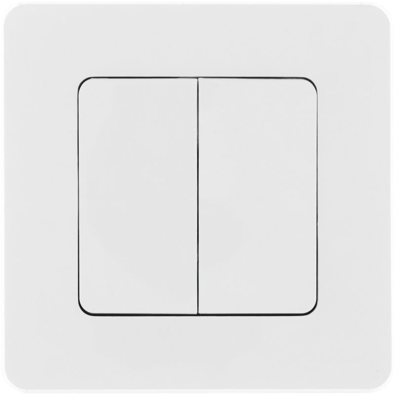  Выключатель 2-кл. Inspiria 10А IP20 250В 10AX механизм бел. IEK 673620 фото в каталоге от BTSprom.by