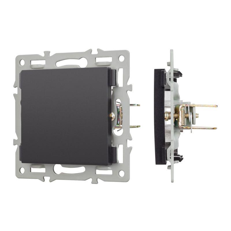 заглушка для розетки sct-mgg-pl-bk arlight 044893 от BTSprom.by