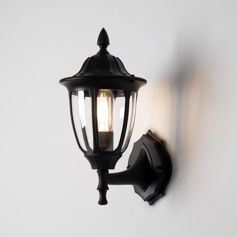  Светильник Frak 1х13Вт E27 IP44 бра настен. Voltega VGL7305WL-01B фото в каталоге от BTSprom.by