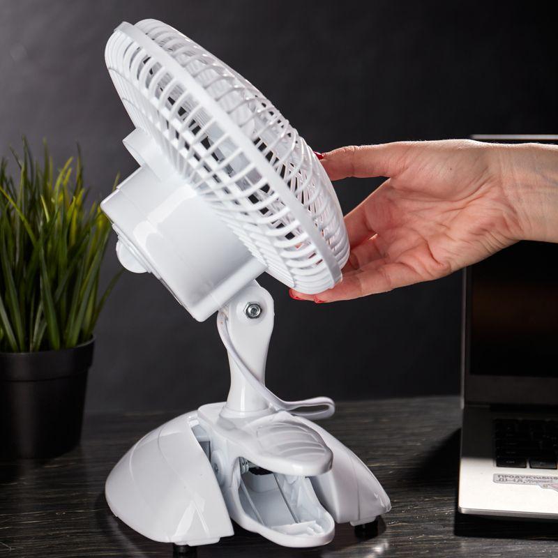  Вентилятор настольный DX-614 15Вт 220В бел. DUX 60-0211 фото в каталоге от BTSprom.by