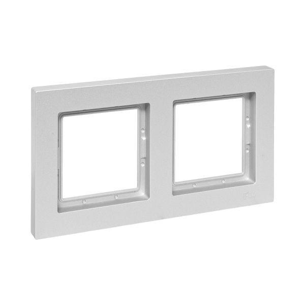 рамка 2-м эпика ip44 пластик алюм. ekf up1-fpa-02-44 от BTSprom.by