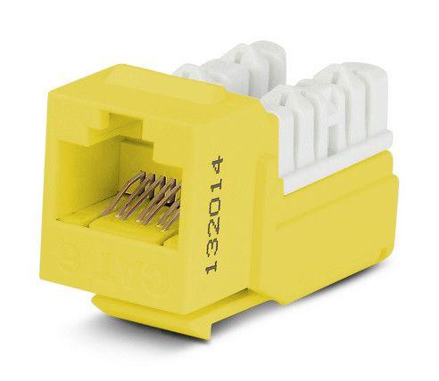 вставка keystone jack rj45 (8p8c) кат.6 110 idc заделка с помощью ne-tool kjne-8p8c-c6-90-yl желт. hyperline 212413 от BTSprom.by