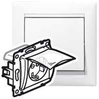 розетка 1-м сп valena 16а ip44 2p+e с заземл. механизм бел. (diy-упак.) iek 695641 от BTSprom.by