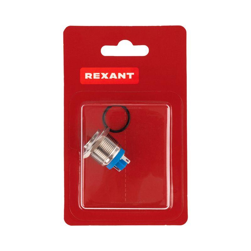  Кнопка антивандальная d19 без фикс. (2с) (ON)-OFF выпуклая (PBS-28В-4) блист. Rexant 06-0358-B фото в каталоге от BTSprom.by