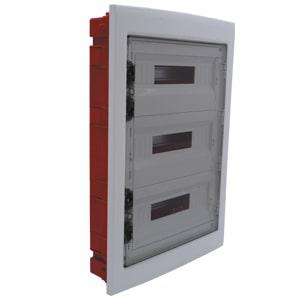 корпус щита распределительного для модульного оборудования 54m(18х3) встраив. прозр. дверца cetinkaya pano cp10954-m1 от BTSprom.by