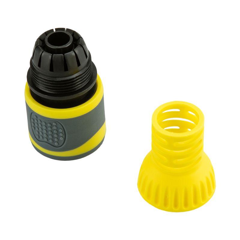  Коннектор для шланга быстросъемный 1/2дюйм с термопластичной резиной и защитой от перегибов Профи ЧЕТЫРЕ СЕЗОНА 62-0300-F фото в каталоге от BTSprom.by