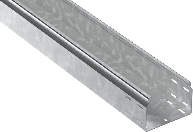 Лоток листовой неперфорир. 100х150 L3000 сталь 2.0мм HDZ ESCA 7 IEK CLN10-100-150-200-3-HDZ от BTSprom.by