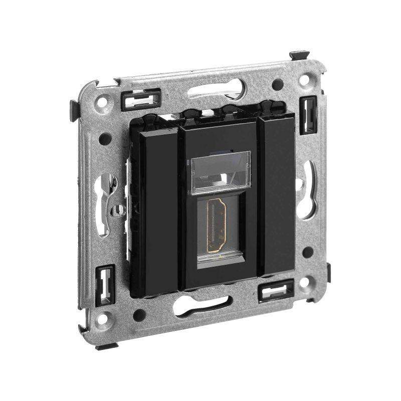 Розетка HDMI 1-м СП Avanti "Черный квадрат" тип А-А DKC 4402253 фото в каталоге от BTSprom.by  Розетка HDMI 1-м СП Avanti "Черный квадрат" тип А-А DKC 4402253 фото в каталоге от BTSprom.by