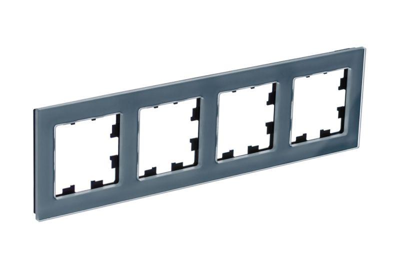 рамка 4-м atlasdesign nature натур. стекло грифель se atn360704 от BTSprom.by