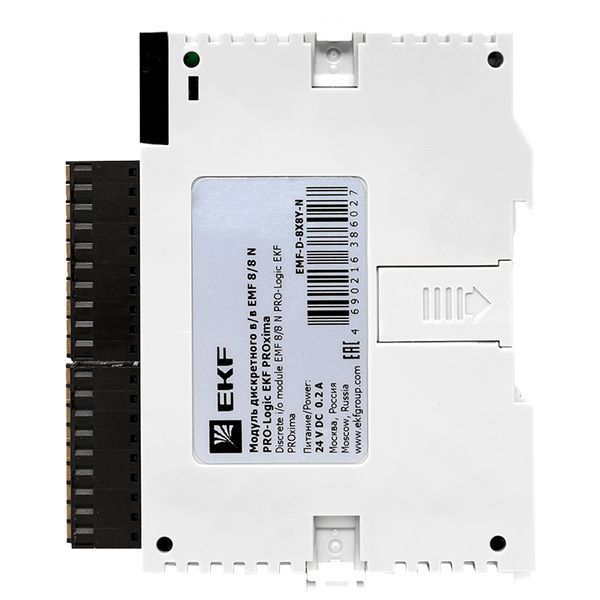  Модуль дискретного в/в EMF 8/8 N PRO-Logic PROxima EKF EMF-D-8X8Y-N фото в каталоге от BTSprom.by