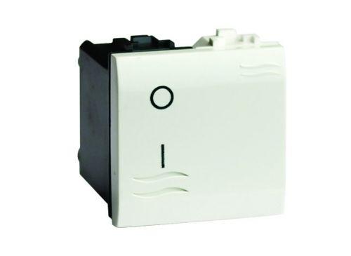 выключатель 1-кл. 2п 2мод. brava 16а ip20 сл. кость dkc 75132s от BTSprom.by