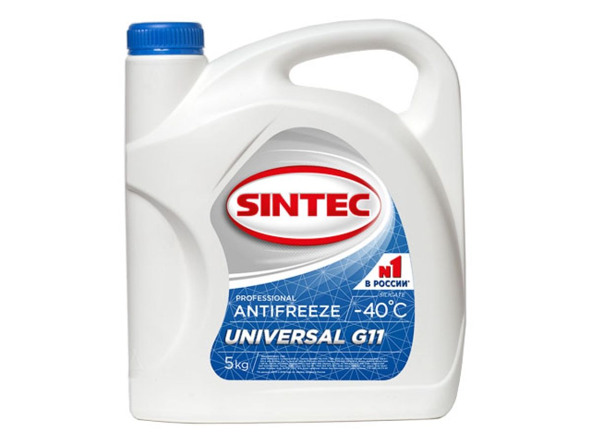 антифриз sintec-40 g11 universal (синий) 5кг 990552 от BTSprom.by