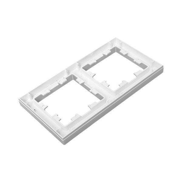  Рамка 2-м Эпика пластик алюм. EKF UP1-FPA-02 фото в каталоге от BTSprom.by