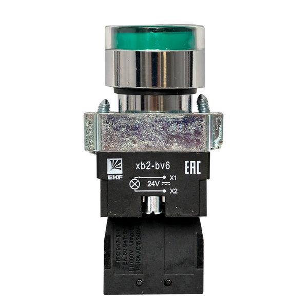  Кнопка BA31 с подсветкой 24В зел. NO PROxima EKF xb2-bw31-24 фото в каталоге от BTSprom.by