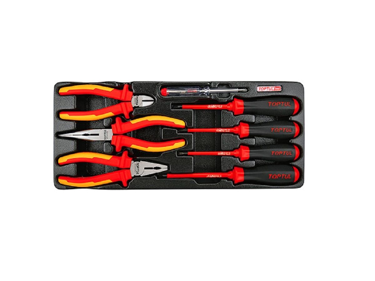  Набор-сет диэлектрический 8шт. 434х176мм TOPTUL GAAT0809 фото в каталоге от BTSprom.by
