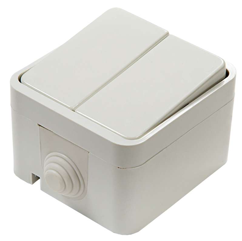 выключатель 2-кл. оп aqua 3200 10а ip44 п/герм. бел. asd / in home 4690612000435 от BTSprom.by