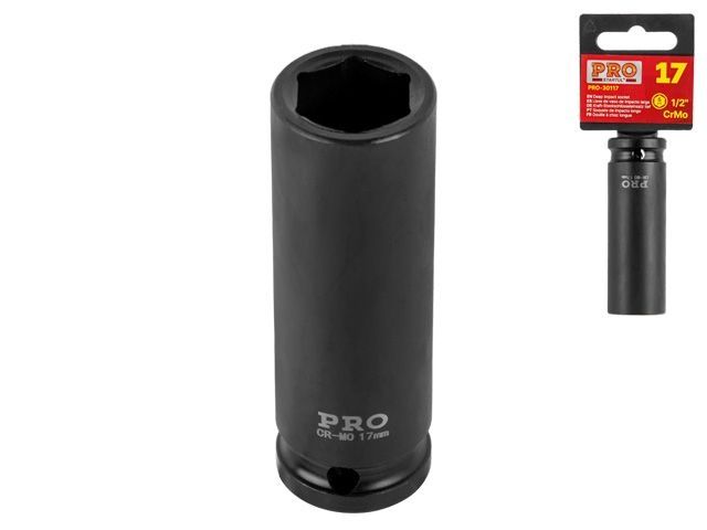 головка ударная 1/2" 17мм 6гр. глубокая pro startul (pro-30117) pro-30117 от BTSprom.by