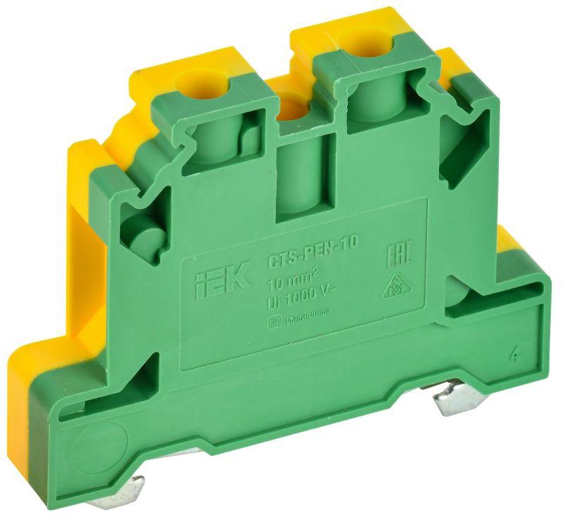 колодка клеммная cts-pen armafix земля 10кв.мм жел./зел. iek yct11-00-k52-010 от BTSprom.by
