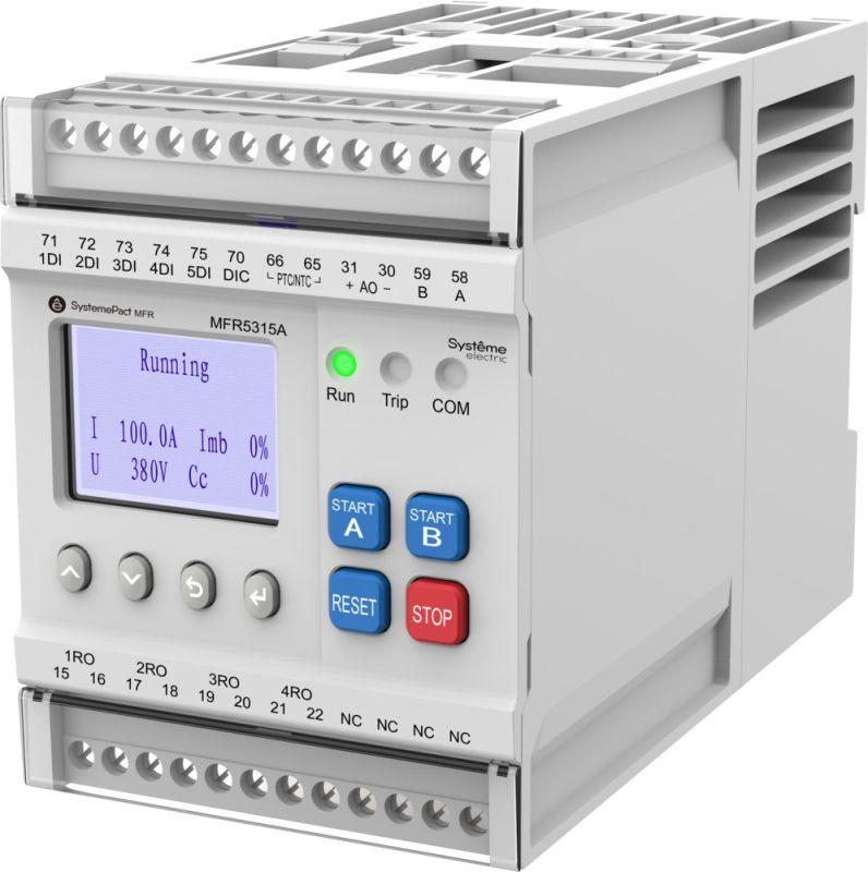 реле mfr530 modbus-rtu + встроен. дисплей 5-25а тт d10.5мм 80-270в ac/dc se mfr53125a от BTSprom.by