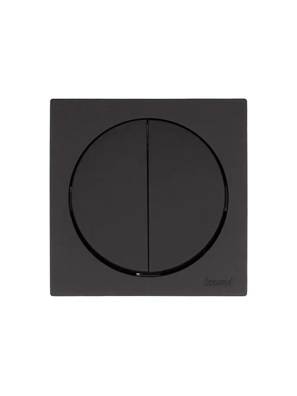  Выключатель 2-кл. СП OSEN 10А IP20 механизм черн. бархат LEZARD 743-4288-101 фото в каталоге от BTSprom.by