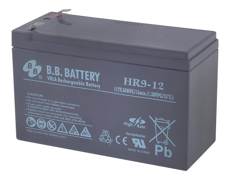 аккумулятор 12в 9а.ч hr 9-12 b.b. battery от BTSprom.by
