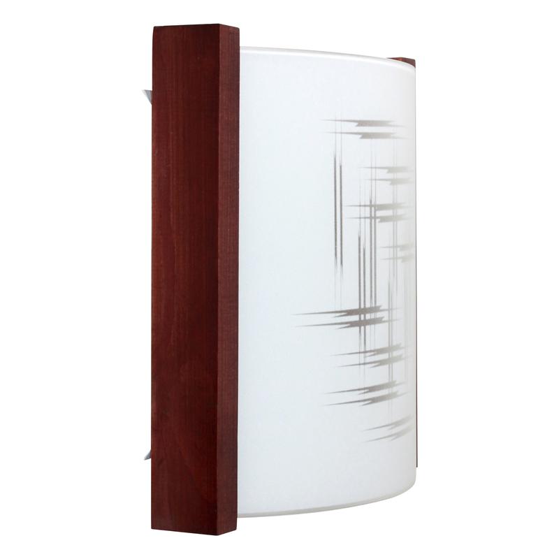  Светильник НББ 01-60-502 "Карелия" 260х245х77 "Элегант" матов./вишня (инд. упак.) Элетех 1005206020 фото в каталоге от BTSprom.by