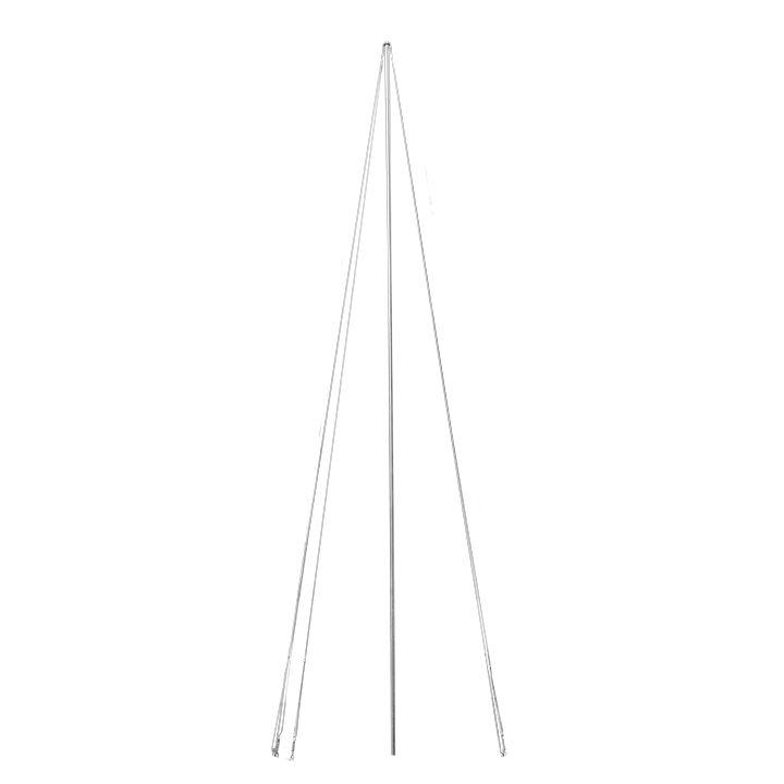 мачта молниеприемная d40мм l5000 с оттяжками st proxima ekf lp-5000-40-st от BTSprom.by