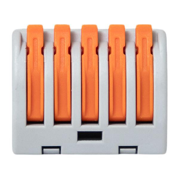  Клемма строительно-монтажная СМК 222-415 5-проводная 0.08-2.5кв.мм с рычагом (уп.100шт) PROxima EKF plc-smk-415 фото в каталоге от BTSprom.by