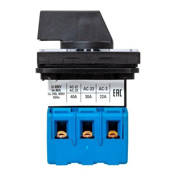  Переключатель кулачковый ПК-2-13 3п 40А "ВКЛ-ВЫКЛ" IP65 EKF pk-2-13-40-65 фото в каталоге от BTSprom.by