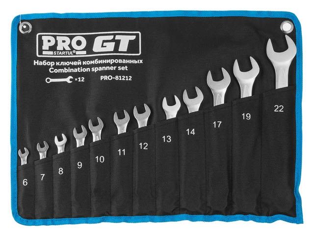 набор ключей комбинир. 6-22мм 12шт pro startul gt (pro-81212) (полотно, 6-14,17,19,22) pro-81212 от BTSprom.by