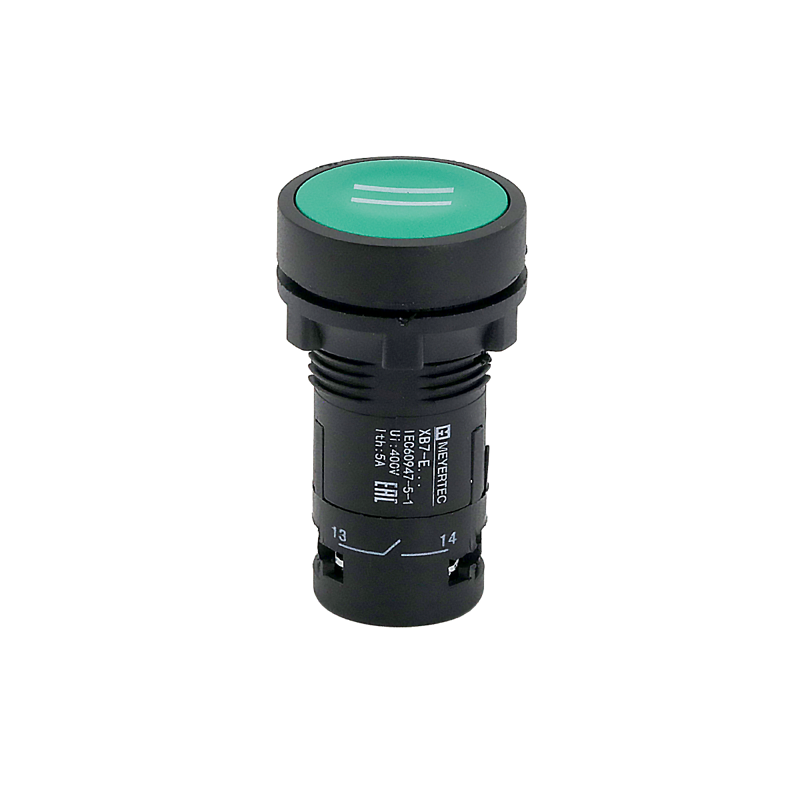 кнопка плоская маркировка "ii" 1no ip54 пластик mtb7-ea31541 зел. овен 132679 от BTSprom.by