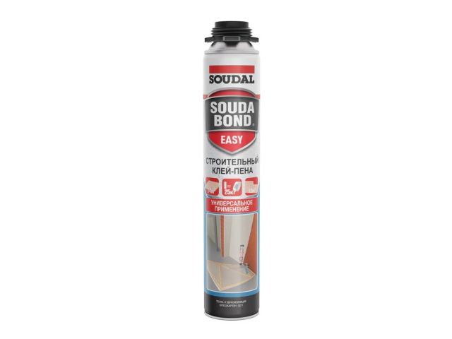 клей-пена полиуретановая пистолетная "soudal"soudabond easy " 750 мл 121618 от BTSprom.by