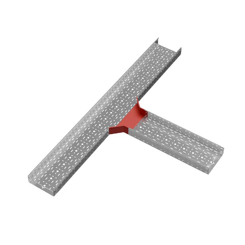 Ответвитель для лотка Т-образ. 300х100 сталь 1мм "ПЛЮС" TUplus100-300 HD КМ PL1524 фото в каталоге от BTSprom.by