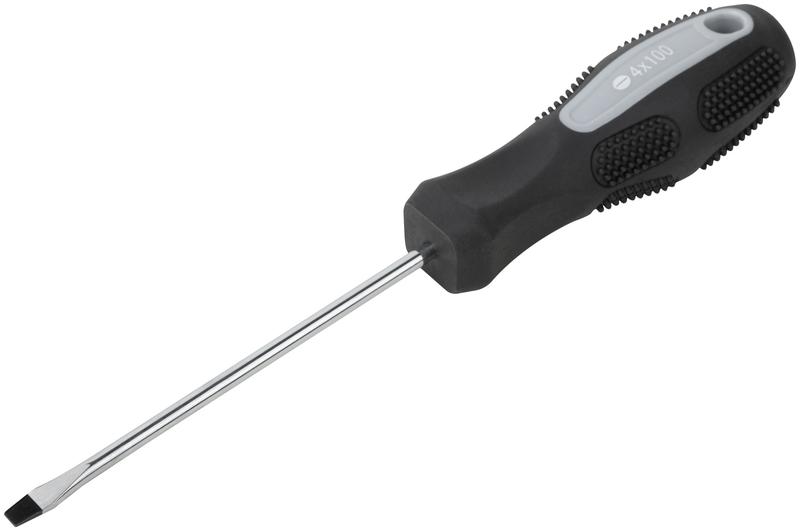  Отвертка "Мастер" 4х100мм SL CrV сталь прорезиненная ручка КУРС 53782 фото в каталоге от BTSprom.by