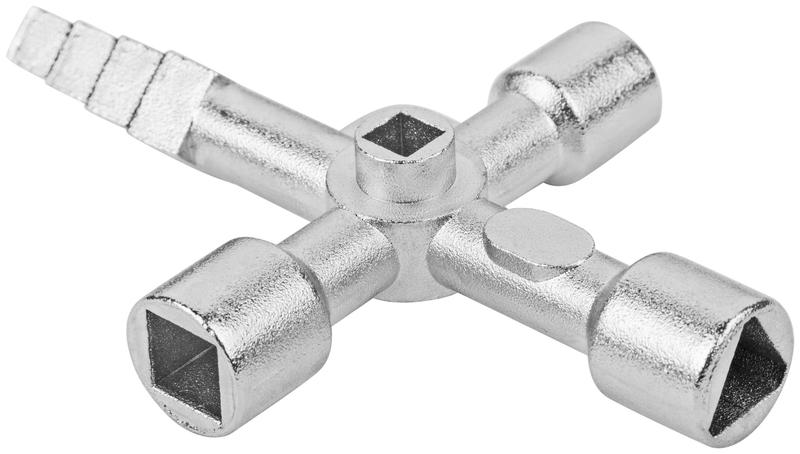  Ключ универсальный для электрошкафов 5в1 двусторон. CrV бита PH2/SL7 FIT 60107 фото в каталоге от BTSprom.by