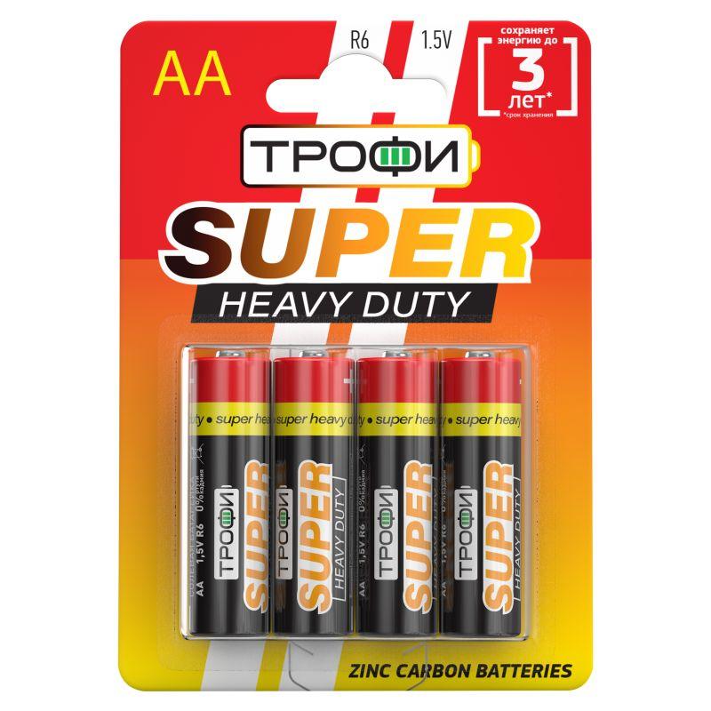 элемент питания солевой aa/r6 r6-4bl (блист.4шт) трофи c0033716 от BTSprom.by