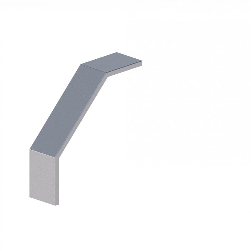 Крышка для лотка углового осн.100 сталь 1.2мм ЛМсК-90Н цУТ1.5 СОЭМИ Н0121430132 от BTSprom.by