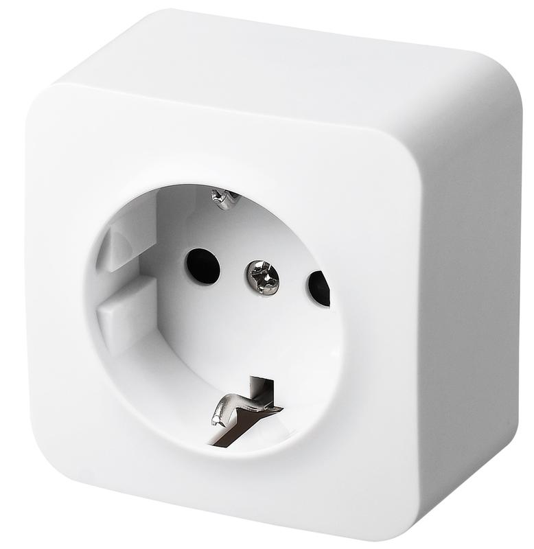 розетка 1-м оп 16а ip20 с заземл. защ. шторки бел. jasmart fs5501w от BTSprom.by