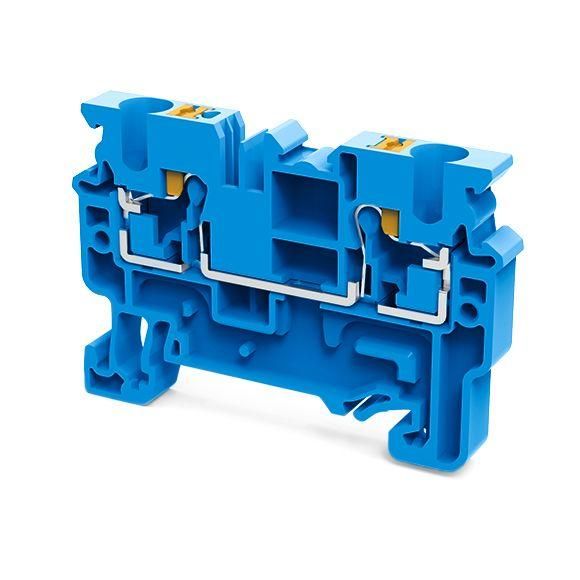 клемма проходная push-in opticlip cp-4-i-bu-24а (0.2-4) син. кэаз 331841 от BTSprom.by