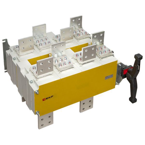  Рубильник-переключатель 4п 2500А с рукояткой управления для прямой установки PowerSwitch EKF pscs-2500-4 фото в каталоге от BTSprom.by