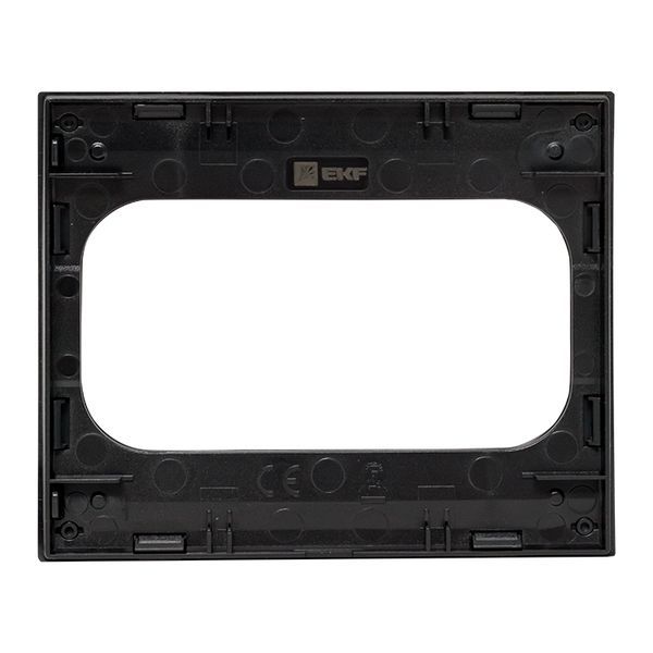  Рамка для розетки 2-м Стокгольм черн. PROxima EKF EYM-G-303-30 фото в каталоге от BTSprom.by