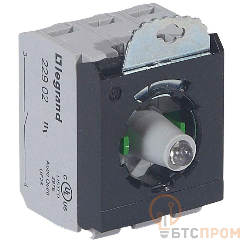 Блок контактов 3п 12-24В +2хНО адаптер с инд. под винт зел. Osmoz Leg 023008 фото в каталоге от BTSprom.by  Блок контактов 3п 12-24В +2хНО адаптер с инд. под винт зел. Osmoz Leg 023008 фото в каталоге от BTSprom.by