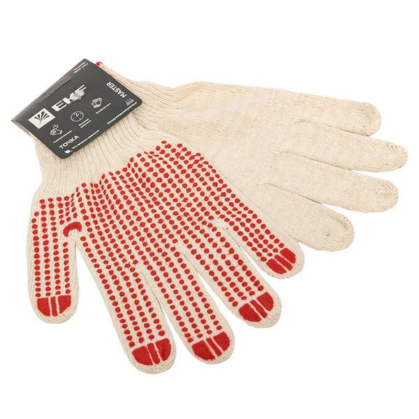  Перчатки рабочие ТОЧКА с ПВХ-покрытием (10 класс 10 разм) Master EKF pe10ct-10-mas фото в каталоге от BTSprom.by