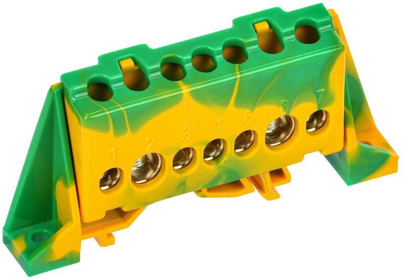 шина pe "земля" в комб. изол. "стойка" 8х12-7-жз tekfor iek tf-nn20-07-dp-k52 от BTSprom.by