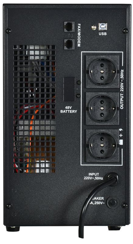  Источник бесперебойного питания ELECTRA LT 2кВА/1.6кВт с АКБ 4х7А.ч USB Schuko ITK ELT-2000VA-1-004-S фото в каталоге от BTSprom.by