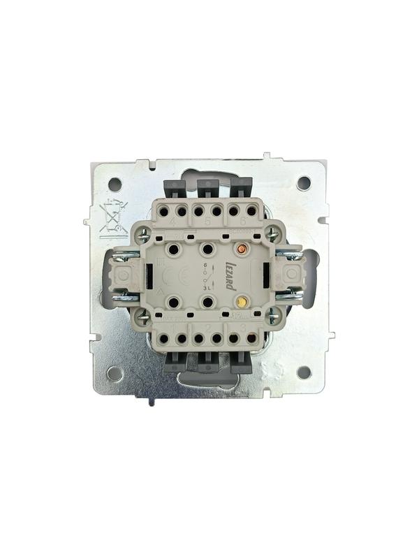  Выключатель 1-кл. с индик. СП ZIMA IP20 10А безвинт. зажим бел. LEZARD 704-0288-111QC фото в каталоге от BTSprom.by