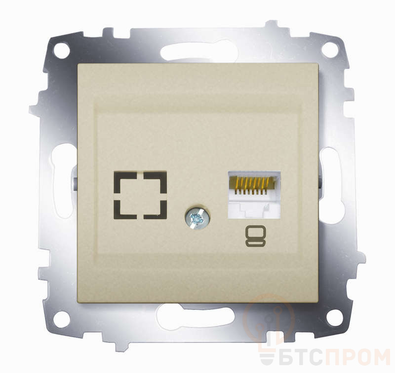 Розетка компьютерная 2-м Cosmo RJ45 кат.6 + гнездо механизм титаниум ABB 619-011400-247 фото в каталоге от BTSprom.by  Розетка компьютерная 2-м Cosmo RJ45 кат.6 + гнездо механизм титаниум ABB 619-011400-247 фото в каталоге от BTSprom.by