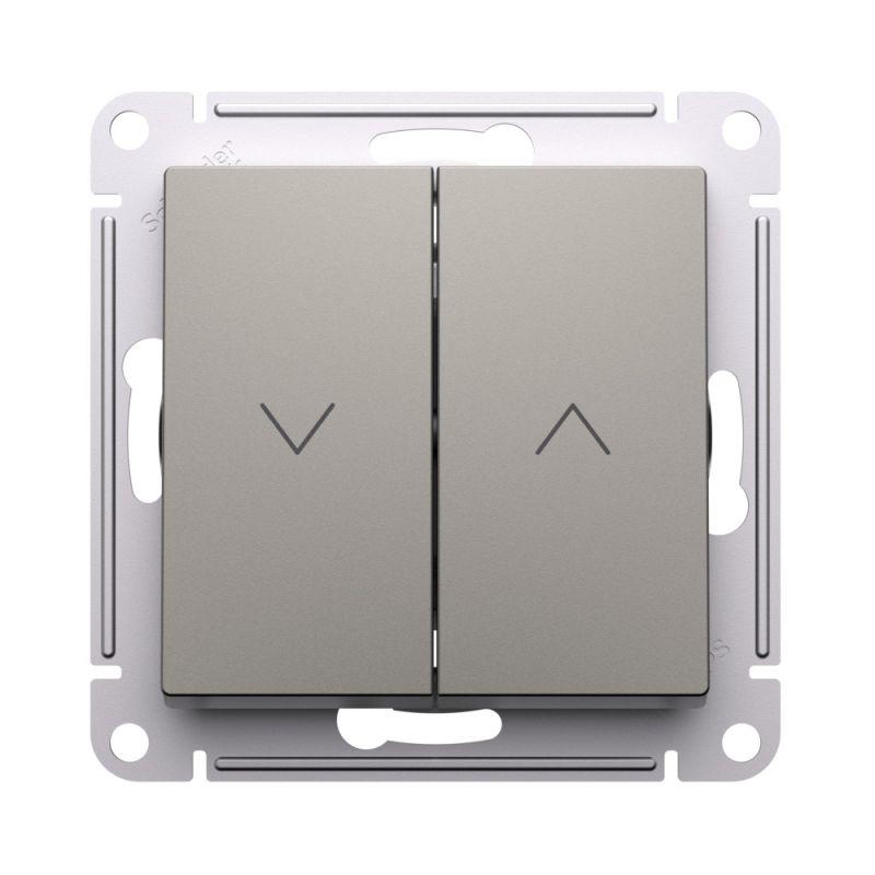  Выключатель для жалюзи 2-кл. AtlasDesign 10А механизм шампань SE ATN000519 фото в каталоге от BTSprom.by