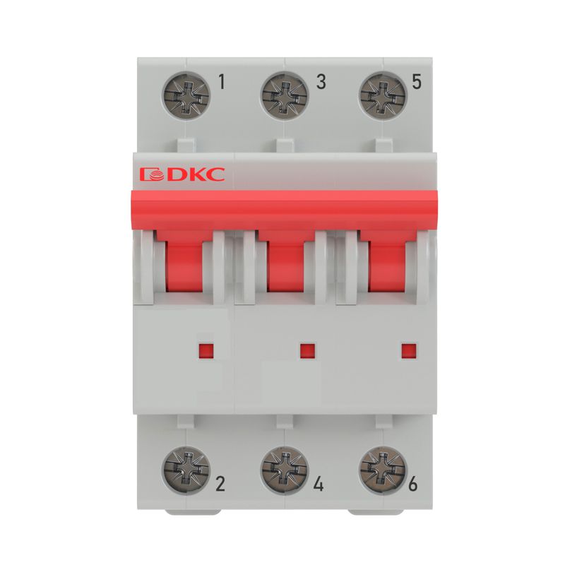  Выключатель автоматический модульный 3п C 63А 6кА MD63 YON MD63-3C63-6 фото в каталоге от BTSprom.by